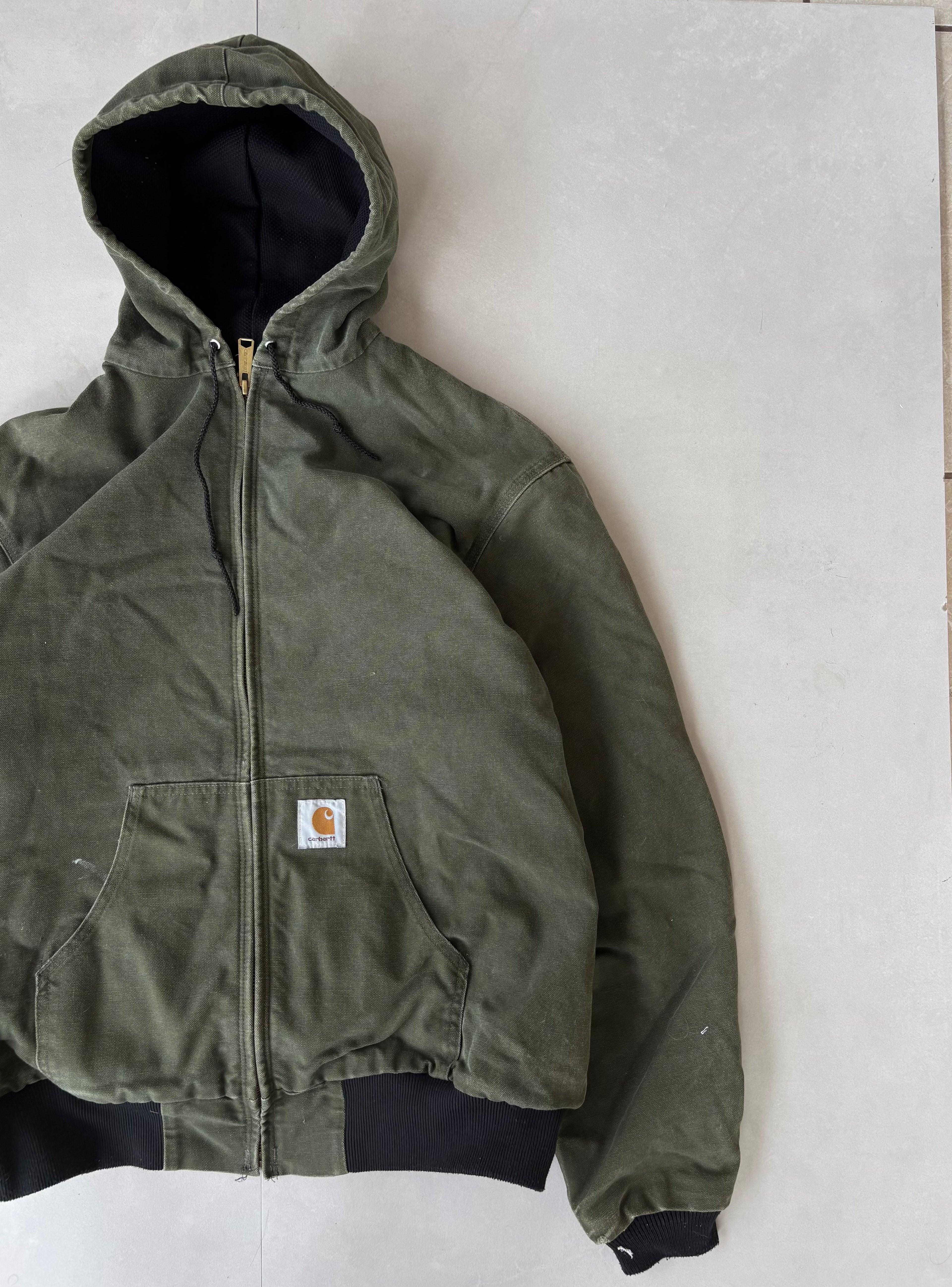 (M) Carhartt Hooded Jacket Olive