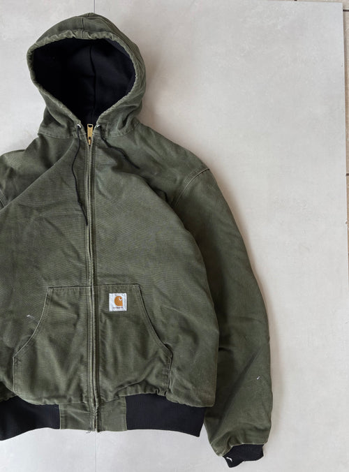 (M) Carhartt Hooded Jacket Olive