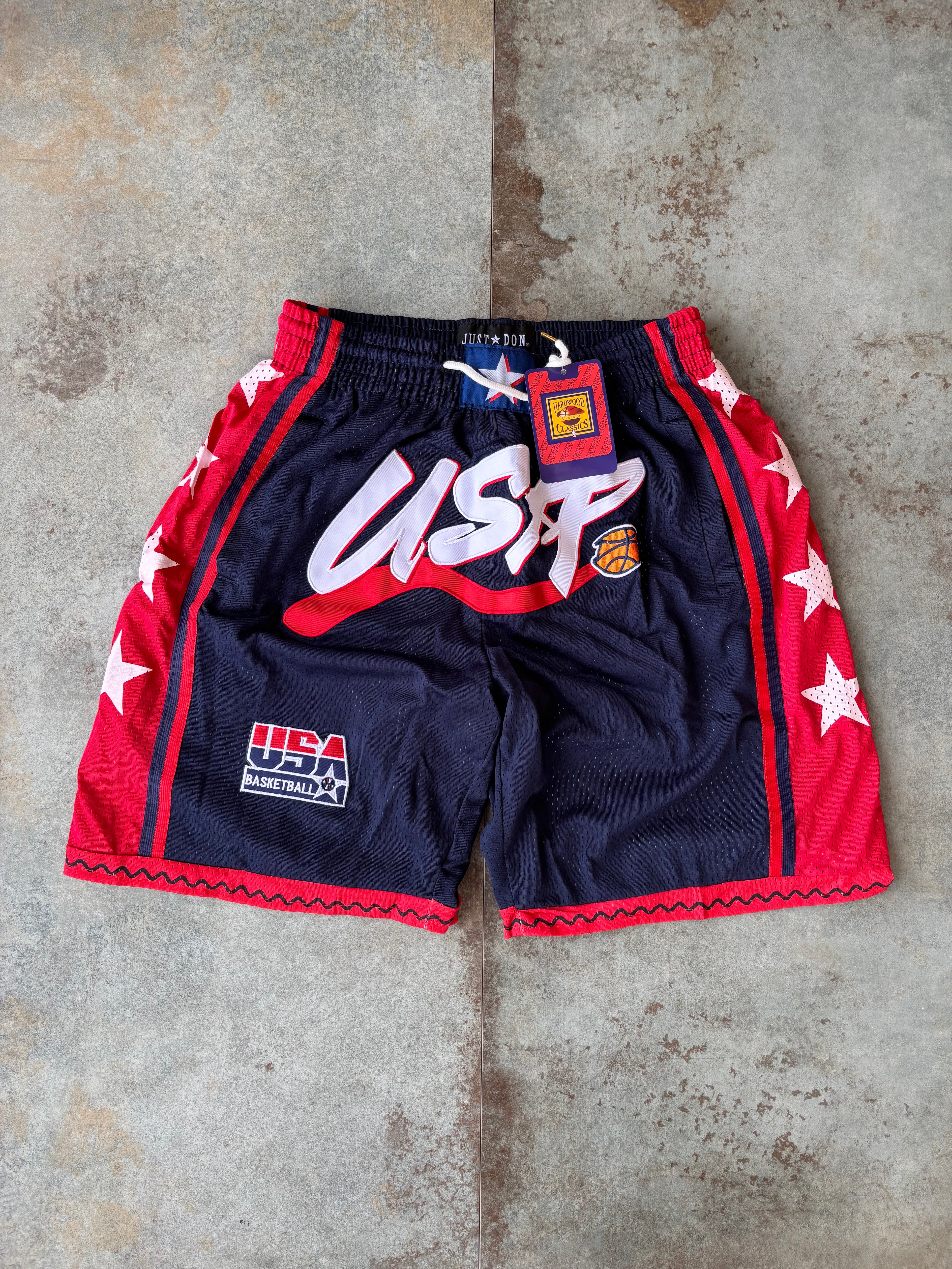 (L) Just Don “USA” Basketball Shorts