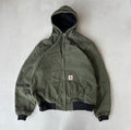 (M) Carhartt Hooded Jacket Olive