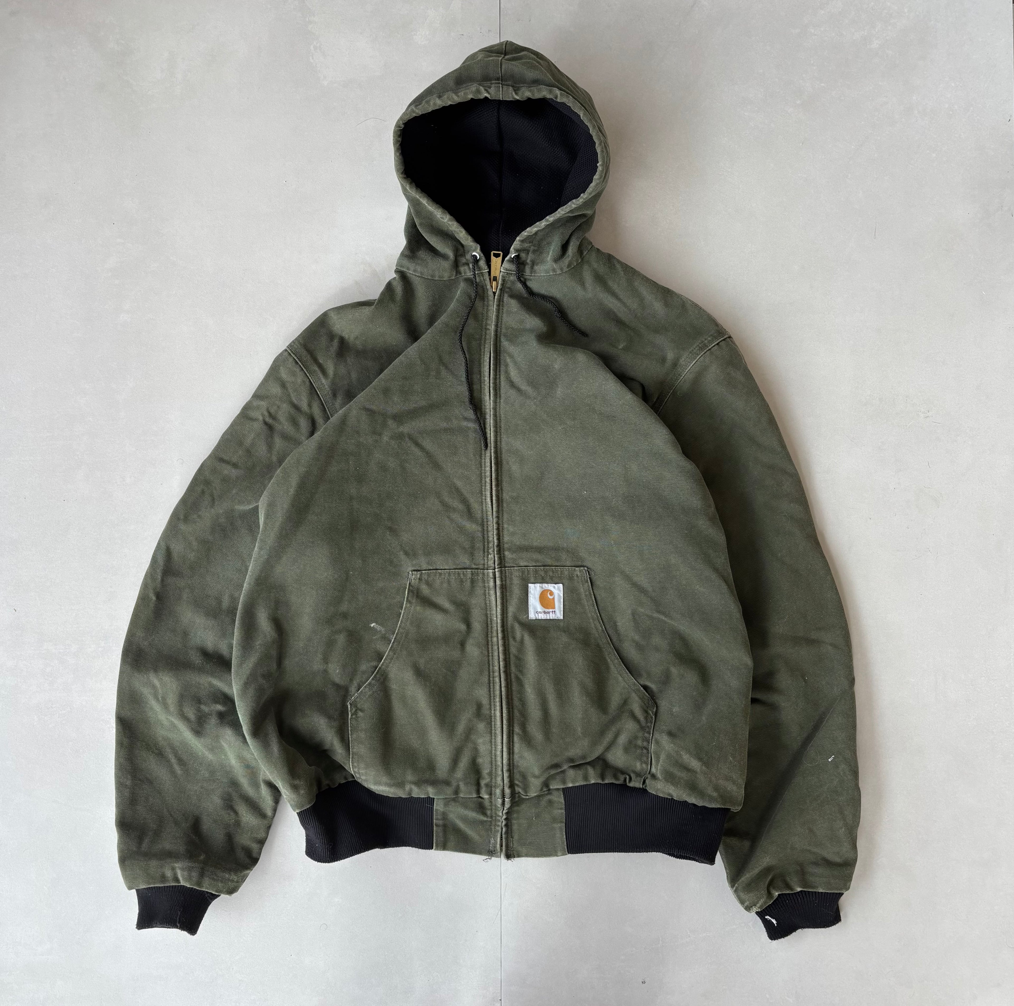 (M) Carhartt Hooded Jacket Olive