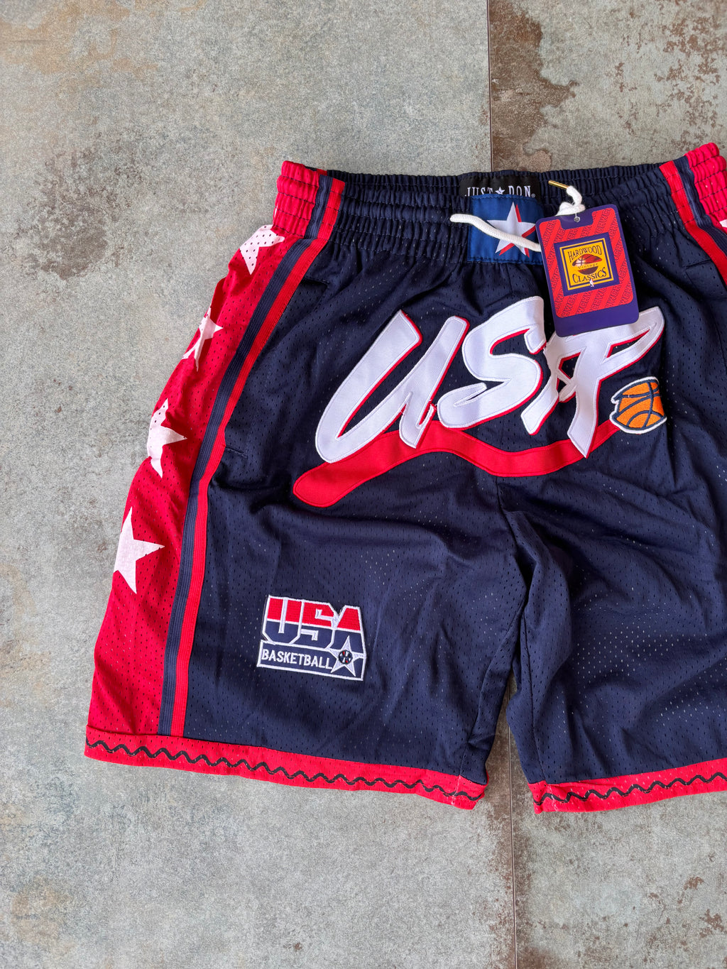 (L) Just Don “USA” Basketball Shorts