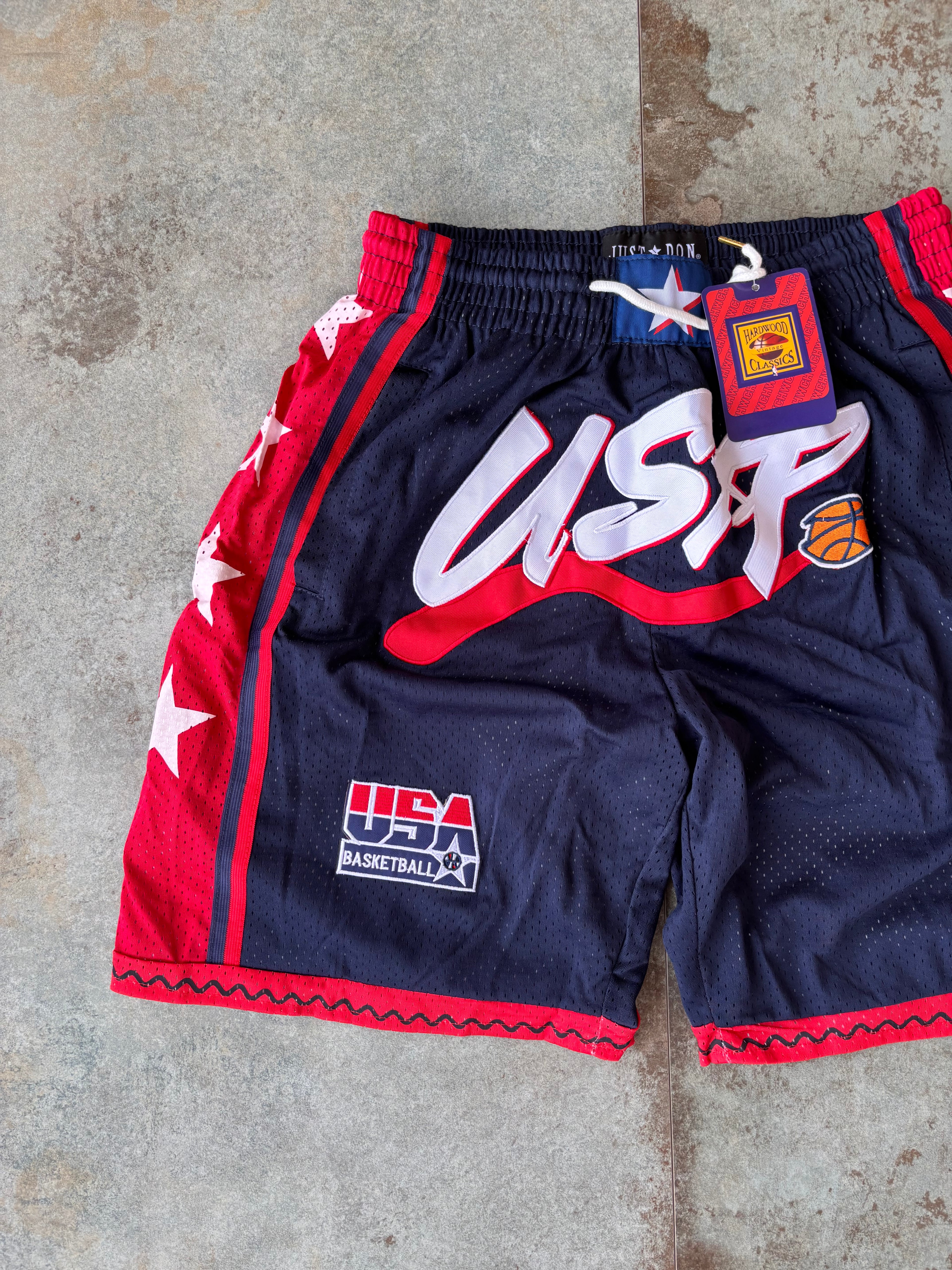 (L) Just Don “USA” Basketball Shorts