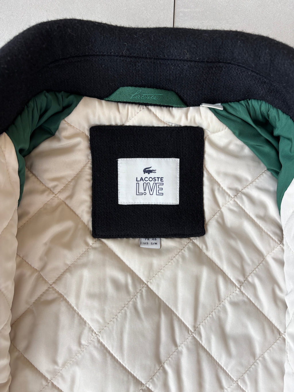 (S) Lacoste Live Varsity Jacket