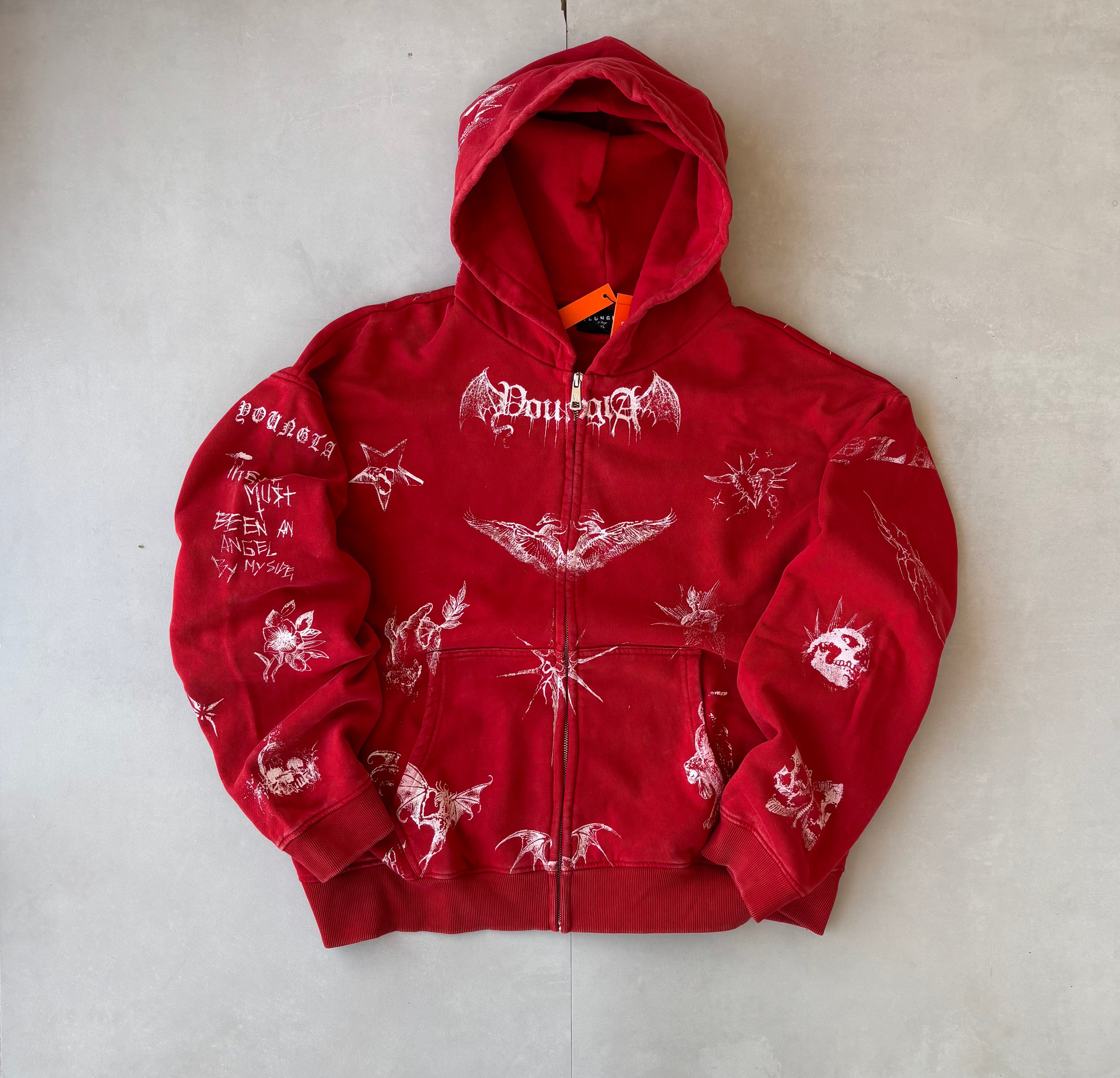 (XL) Young LA Zip Up Hoodie