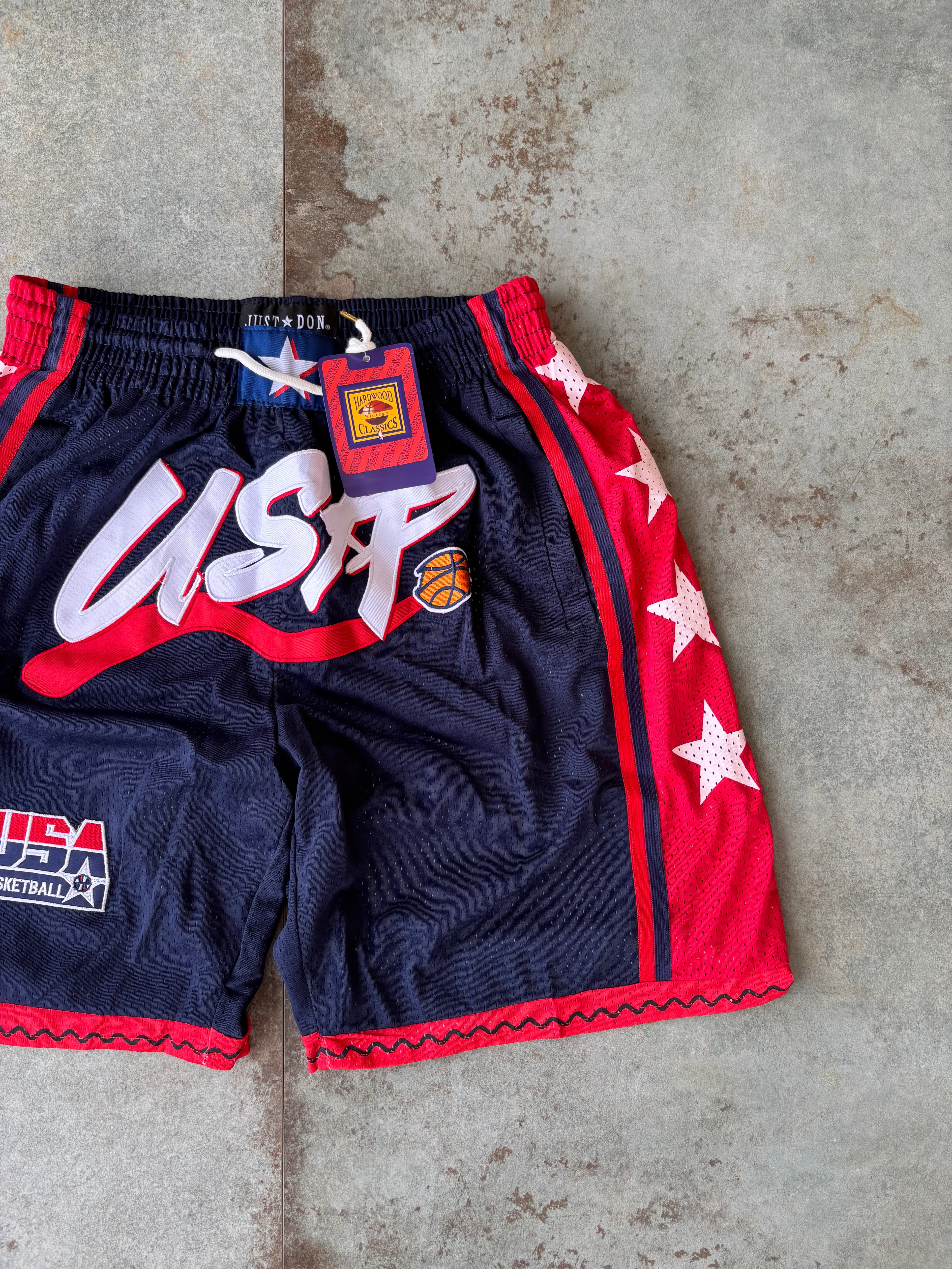 (L) Just Don “USA” Basketball Shorts