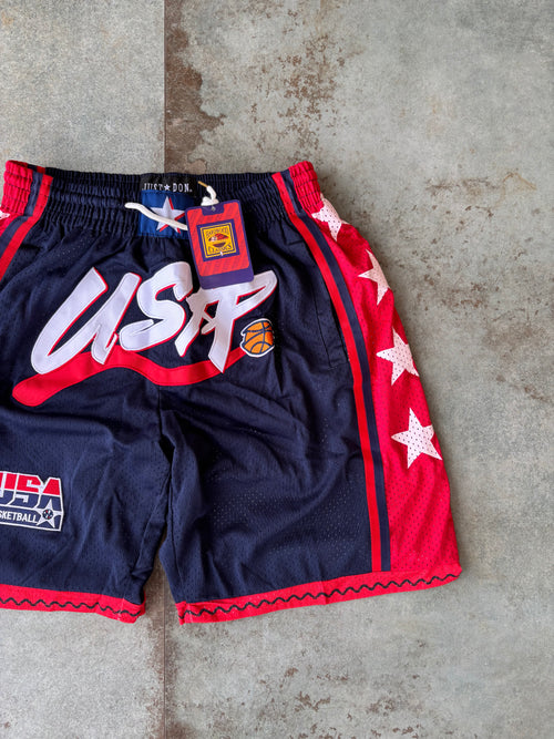 (L) Just Don “USA” Basketball Shorts