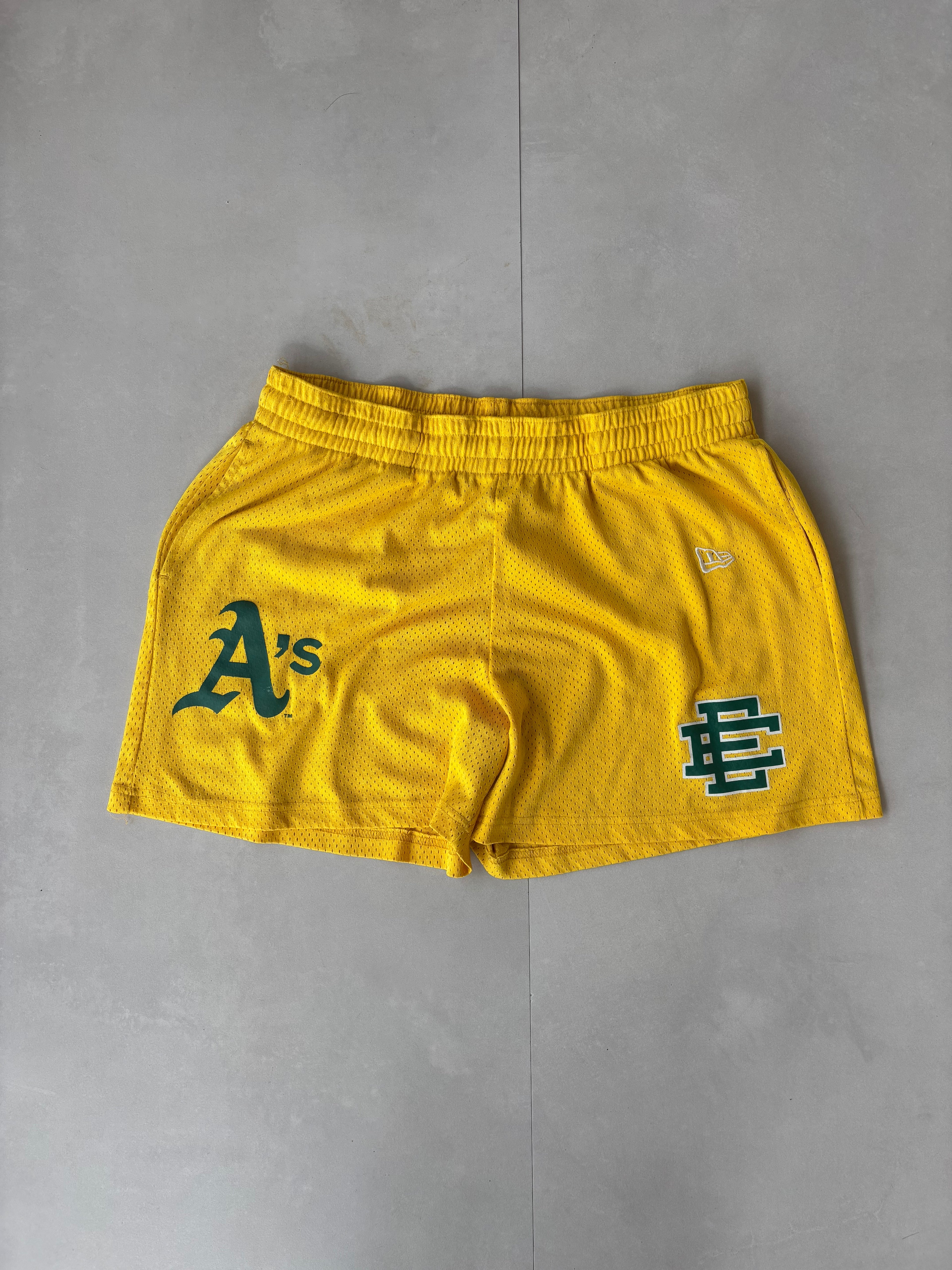 (XL) Eric Emanuel Astros Mesh Shorts