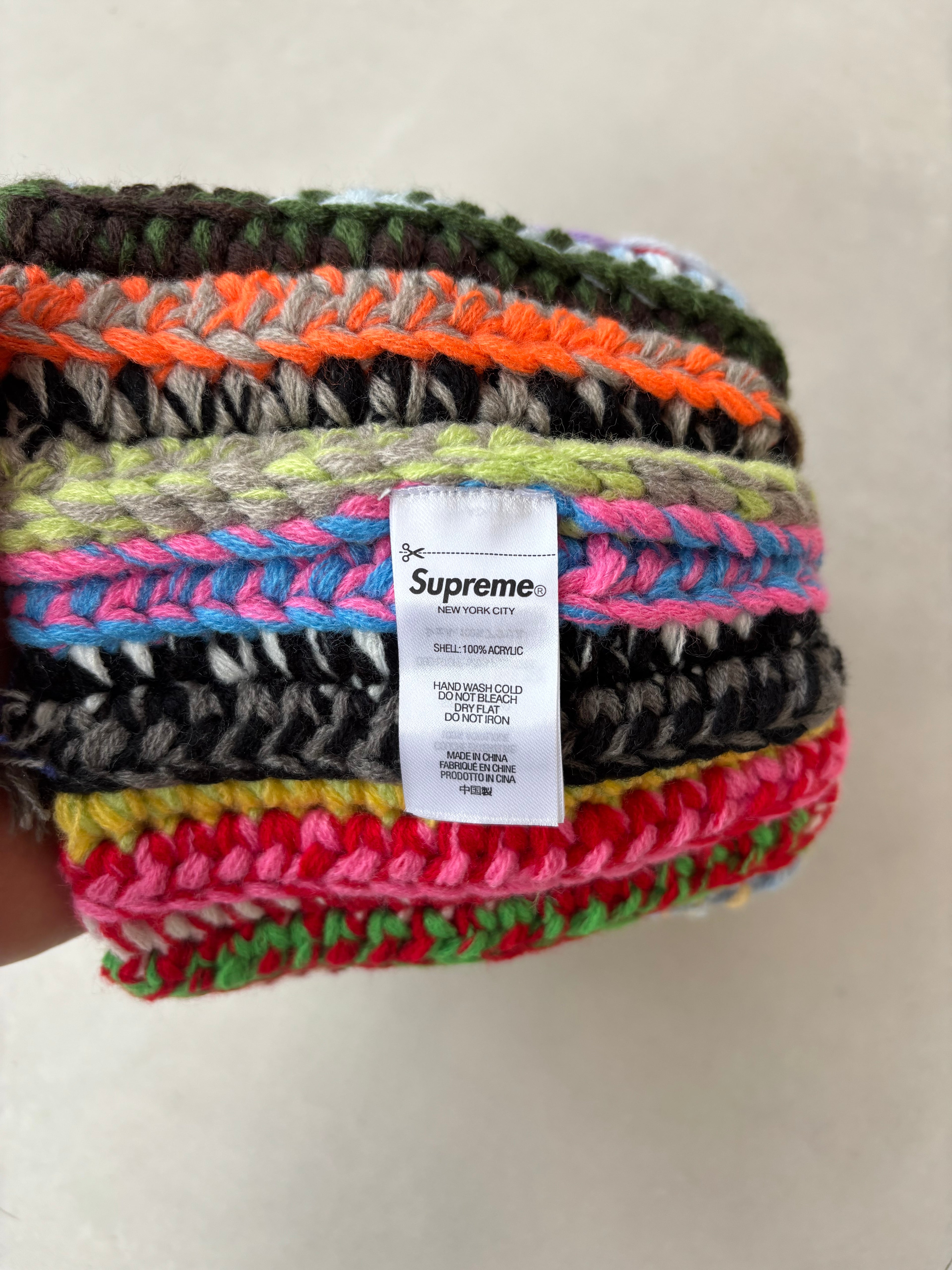 Supreme Hand Tied Beanie Multicolor