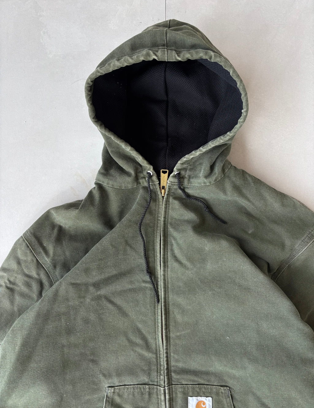 (M) Carhartt Hooded Jacket Olive