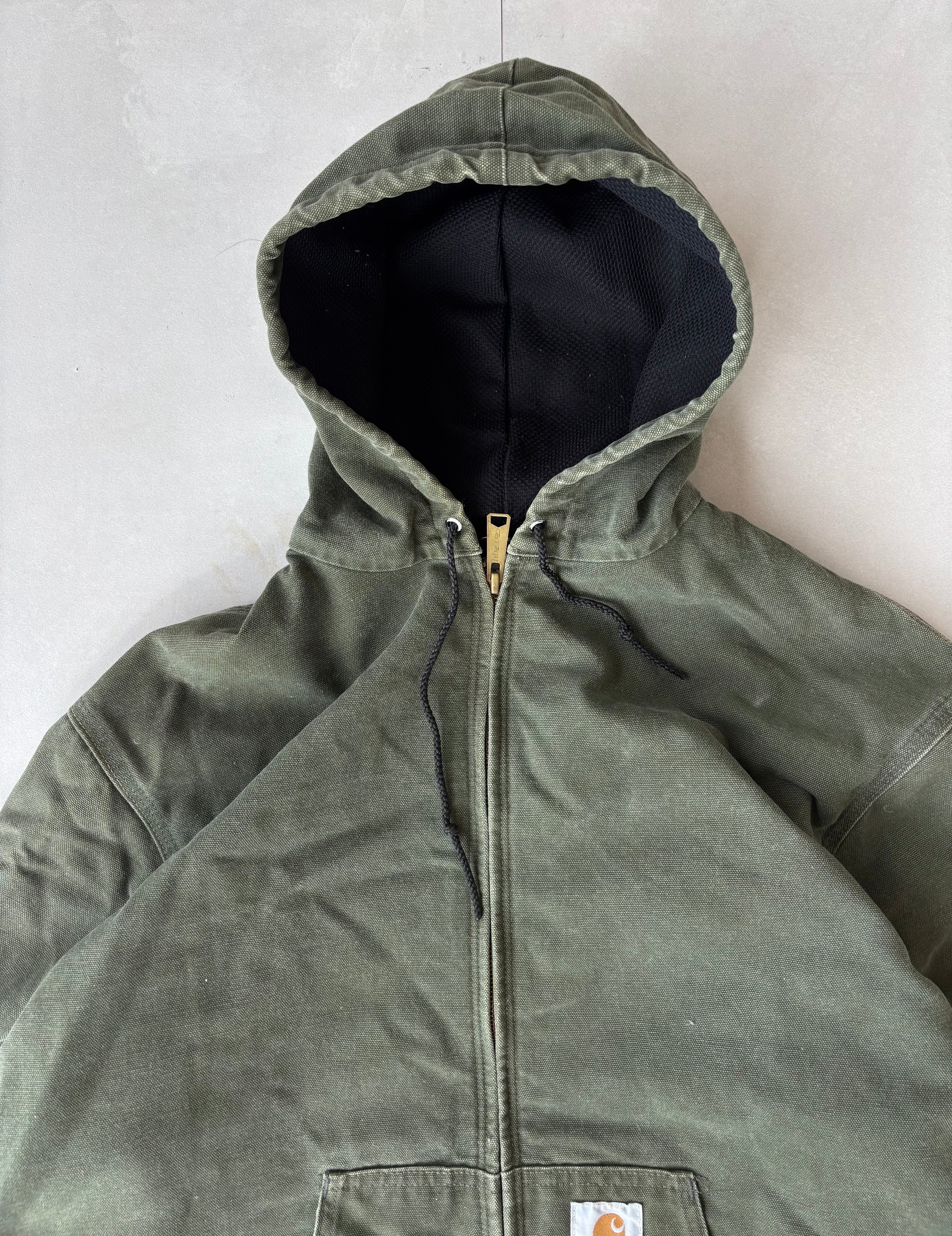 (M) Carhartt Hooded Jacket Olive