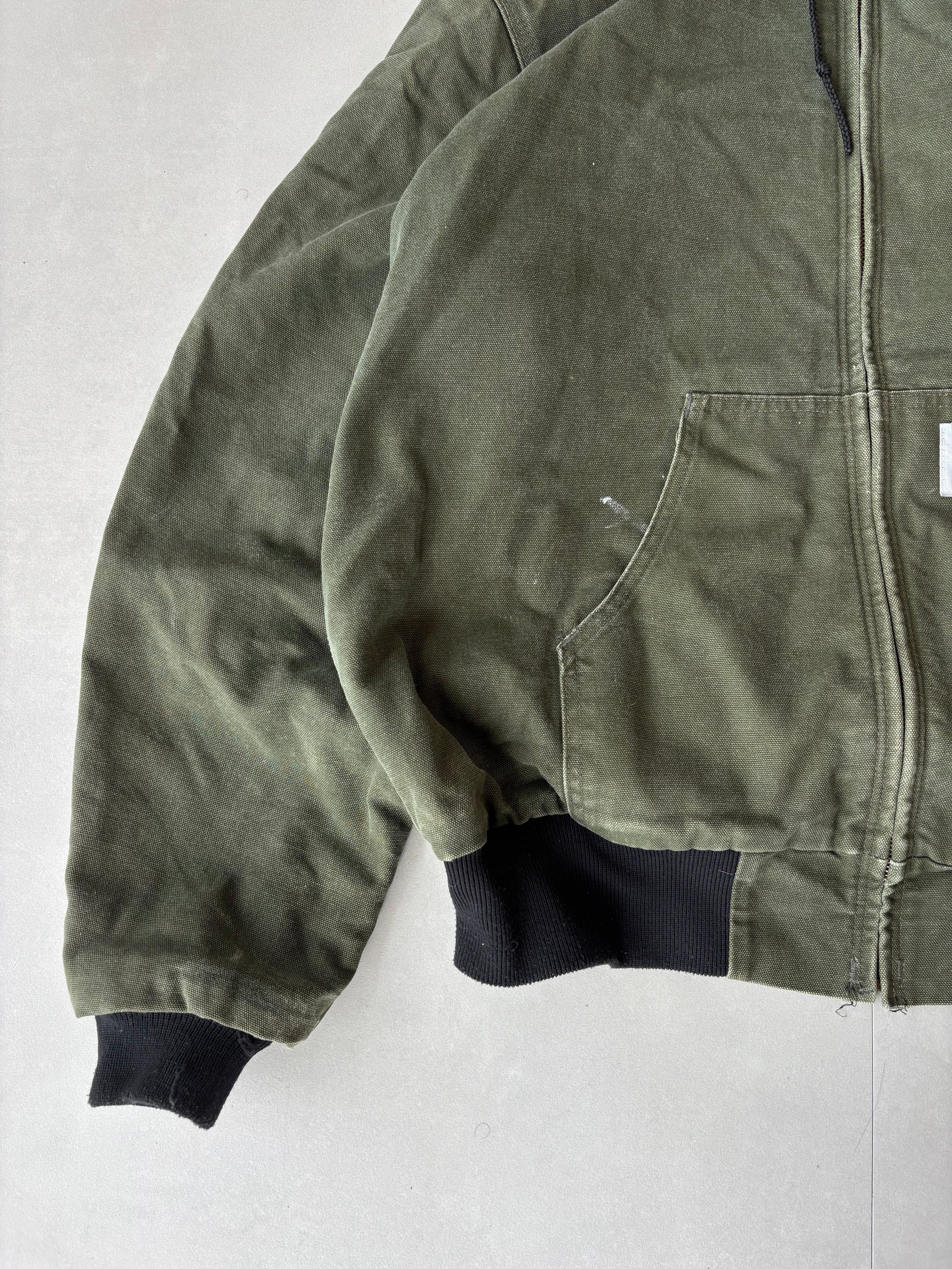 (M) Carhartt Hooded Jacket Olive