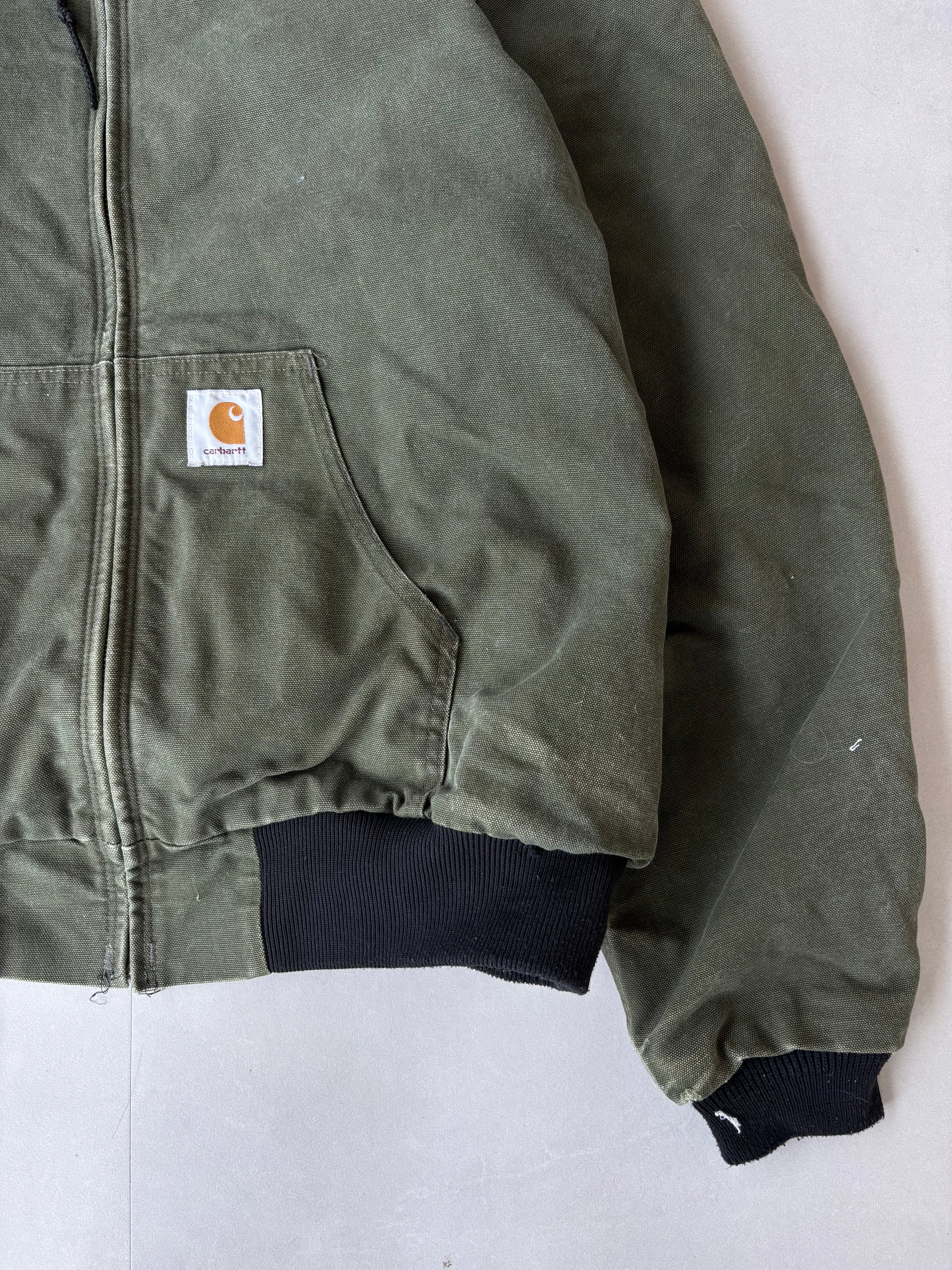 (M) Carhartt Hooded Jacket Olive