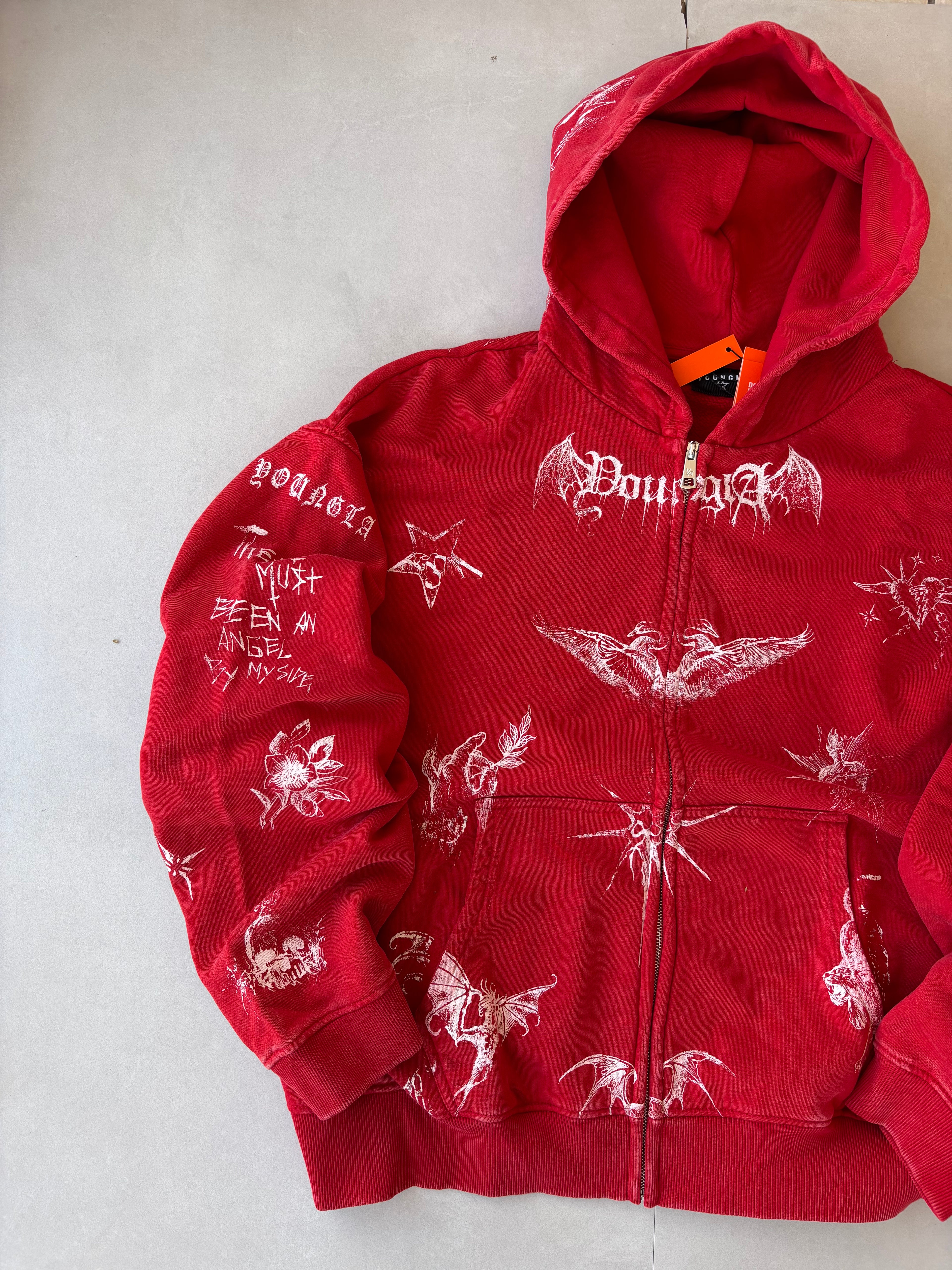 (XL) Young LA Zip Up Hoodie