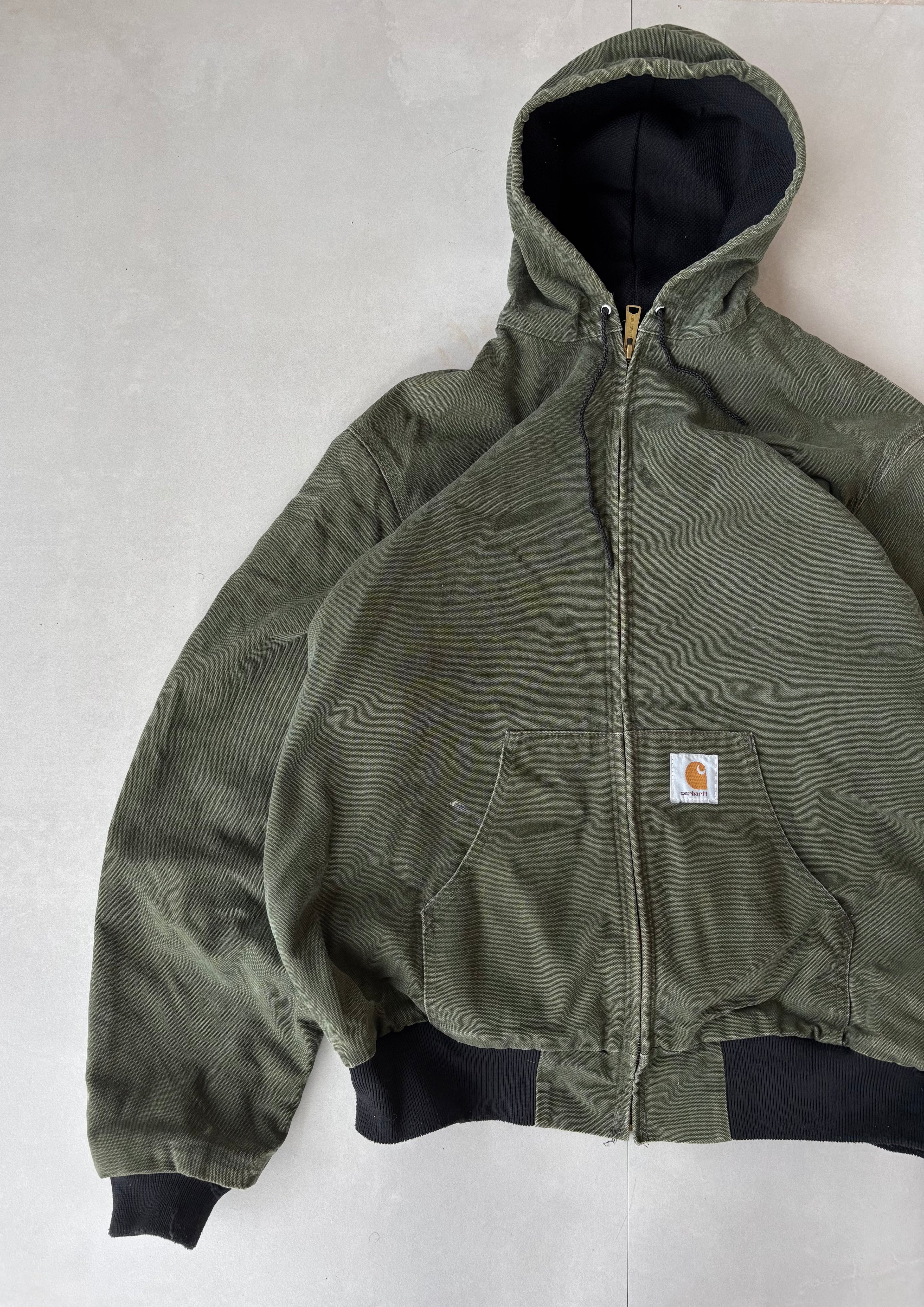 (M) Carhartt Hooded Jacket Olive