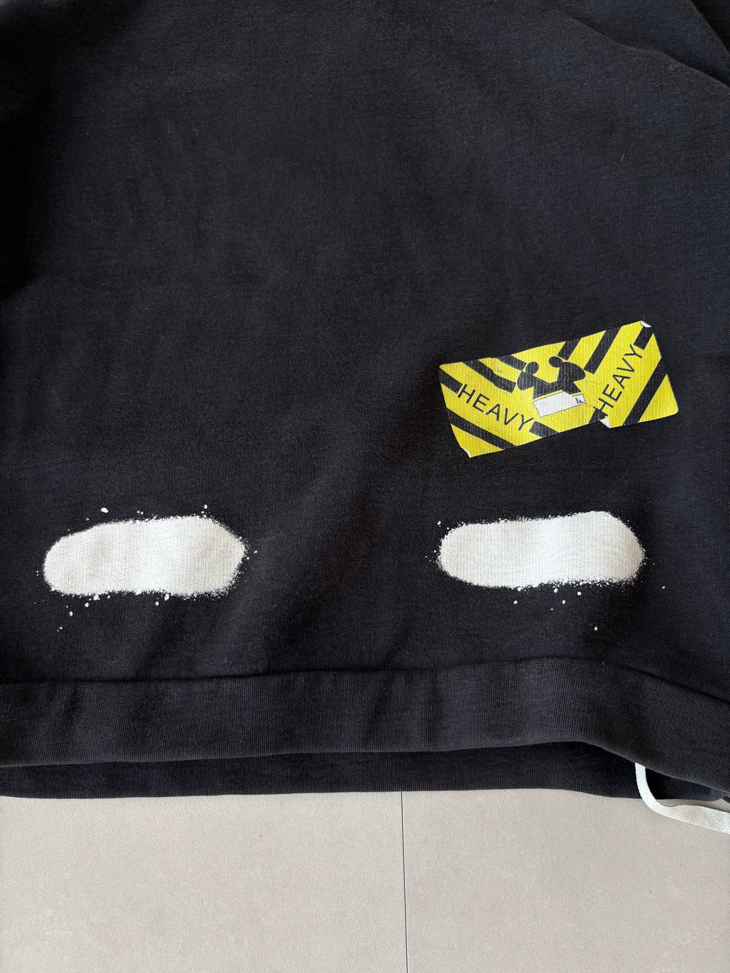 (M) Off White Cross Hoodie