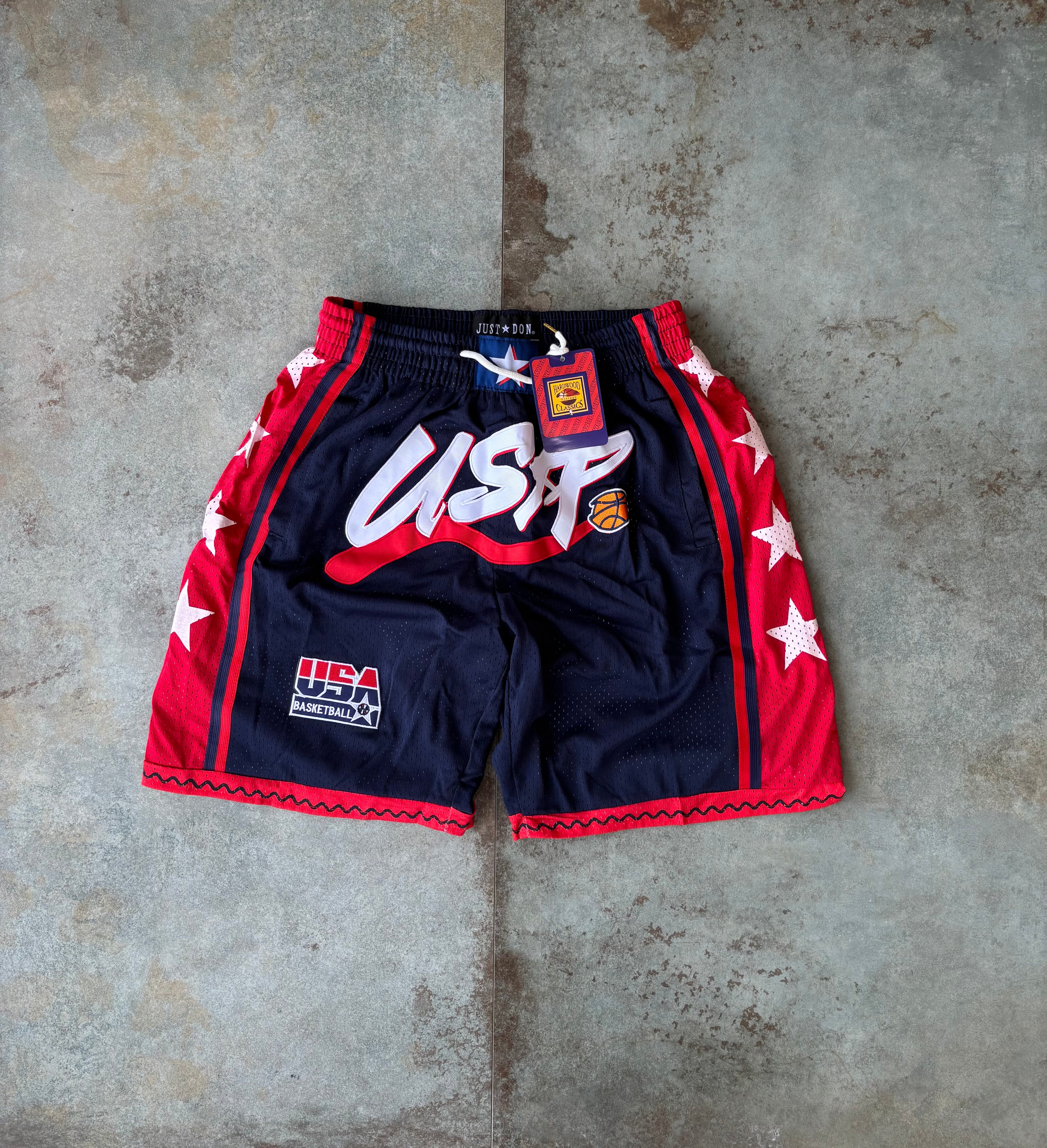 (L) Just Don “USA” Basketball Shorts